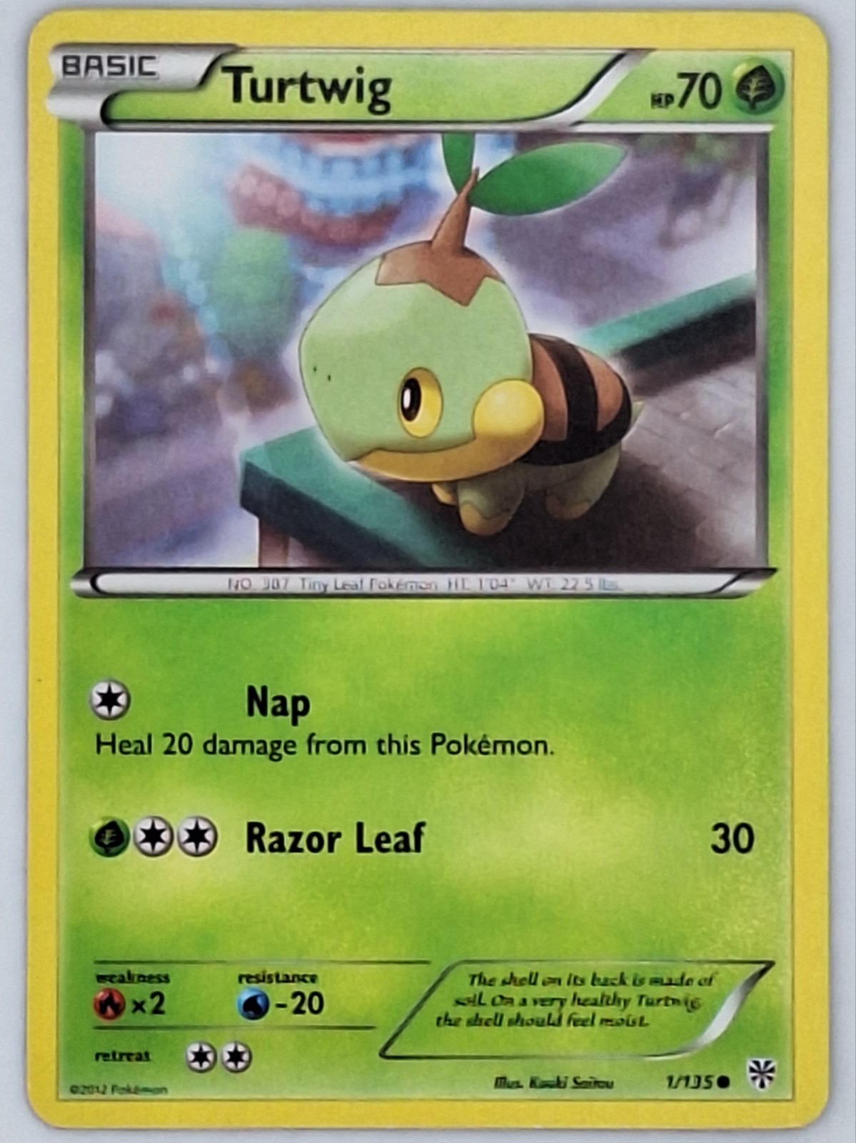 Turtwig 1/135 Pokemon - Black and White Plasma Storm MP