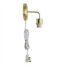 Modern Bedside Plug in Wall Light Reading Lamp - Fitting only