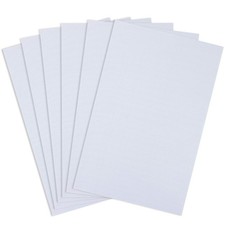 6 Pack Aida Cloth 14 Count Cross Stitch Fabric, White, 12x18 Inch