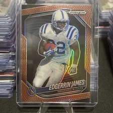 EDGERRIN JAMES 2025 PANINI PRIZM BLACK FOOTBALL PIGSKIN COLTS /225