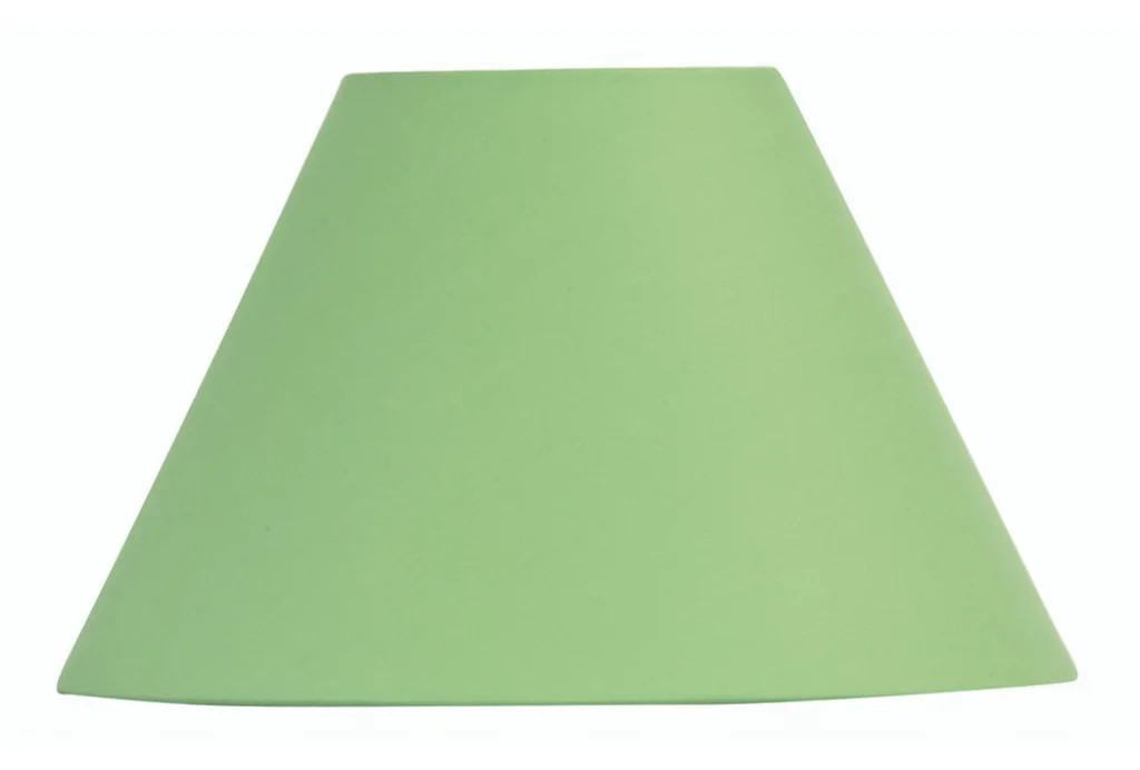 Lampshade Green 14"" Coolie Premium Cotton 350mm Oaks Lighting S501/14 GR