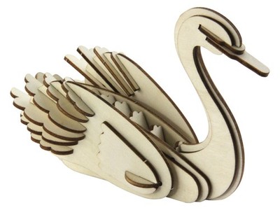SOL-EXPERT 3D Holz Puzzle Schwan