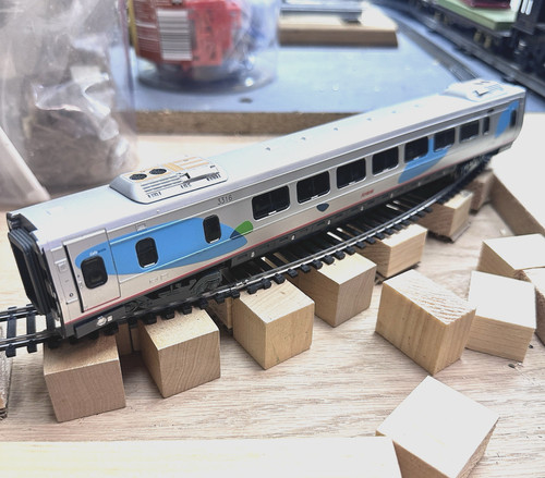 Coche de pasajeros HO Bachmann #3316 Amtrak Acela Express primera clase sin probar LEER | Condition: Used