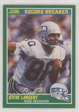 1989 Score Record Breaker Steve Largent #327 HOF 00jz
