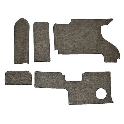 Cobalt Boat Snap-in Deck Mats 406763 | Gray Woven Vinyl (Set of 5)