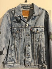 Levis Premium Jacket Mens Medium Denim Vintag...