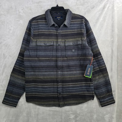 ROARK Nordsman Teton Mens Flannel Shirt Jacket Size Medium outdoorsy