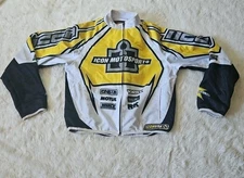Icon Motorsports Authentic Padded Motorcycle Hooligan Asphalt Tech Jacket M