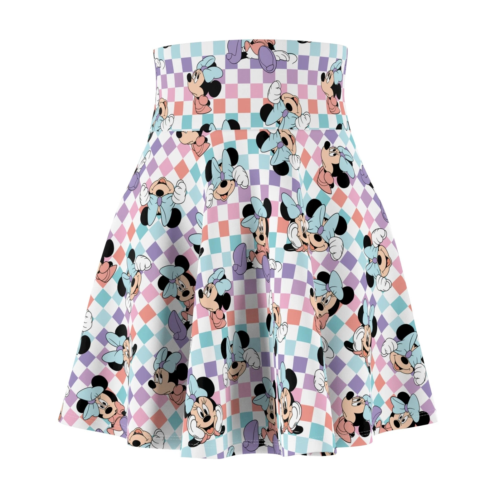 Minnie Mouse Women's Skater Skirt, Gift for Her