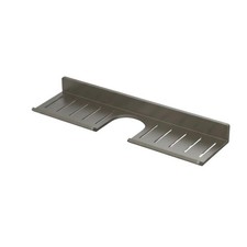 Over Sink Shelf with Faucet Cutout Screwless Washroom Sink Shelf Surface-Mounted