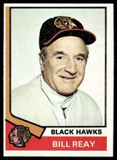 1974-75 Topps #204 Billy Reay CO - EX