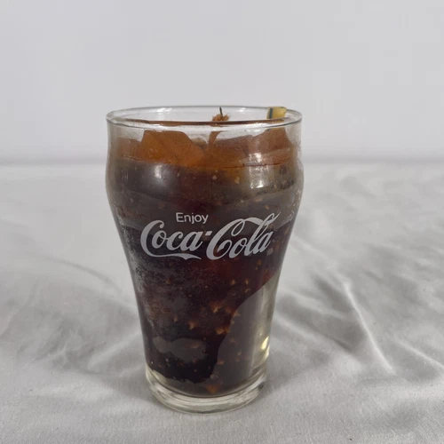 Vintage mini Coca Cola Candle-4” Hard To Fund