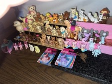 HUGE LOT Of 100+ Barbie Pets Animals Dogs Cats Birds Bunnies & More Over 3 Lbs!