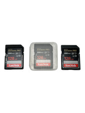 SanDisk 128GB SD Card- 3 PK