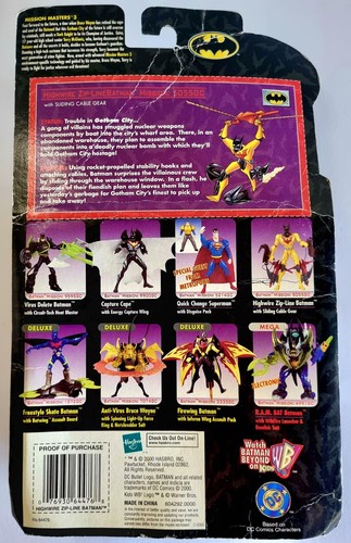 Batman Beyond: Highwire Zip-Line Mission Masters 3 Action Figure | Hasbro Toy - Bild 2 von 6