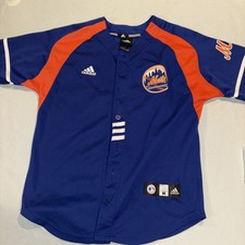 Adidas New York Mets David Wright Jersey Youth Boys Size M 5-6 