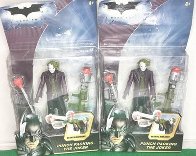 OPEN BOX Batman DC Comics DARK KNIGHT PUNCH PACKING JOKER Action Figure Mattel 2
