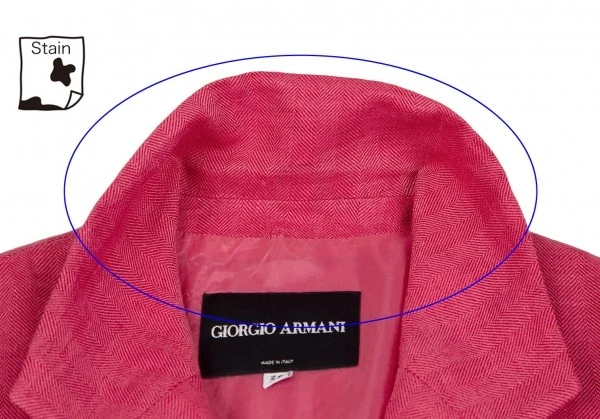 GIORGIO ARMANI Linen 2B Jacket Size 38(K-109753) - Image 4 of 4
