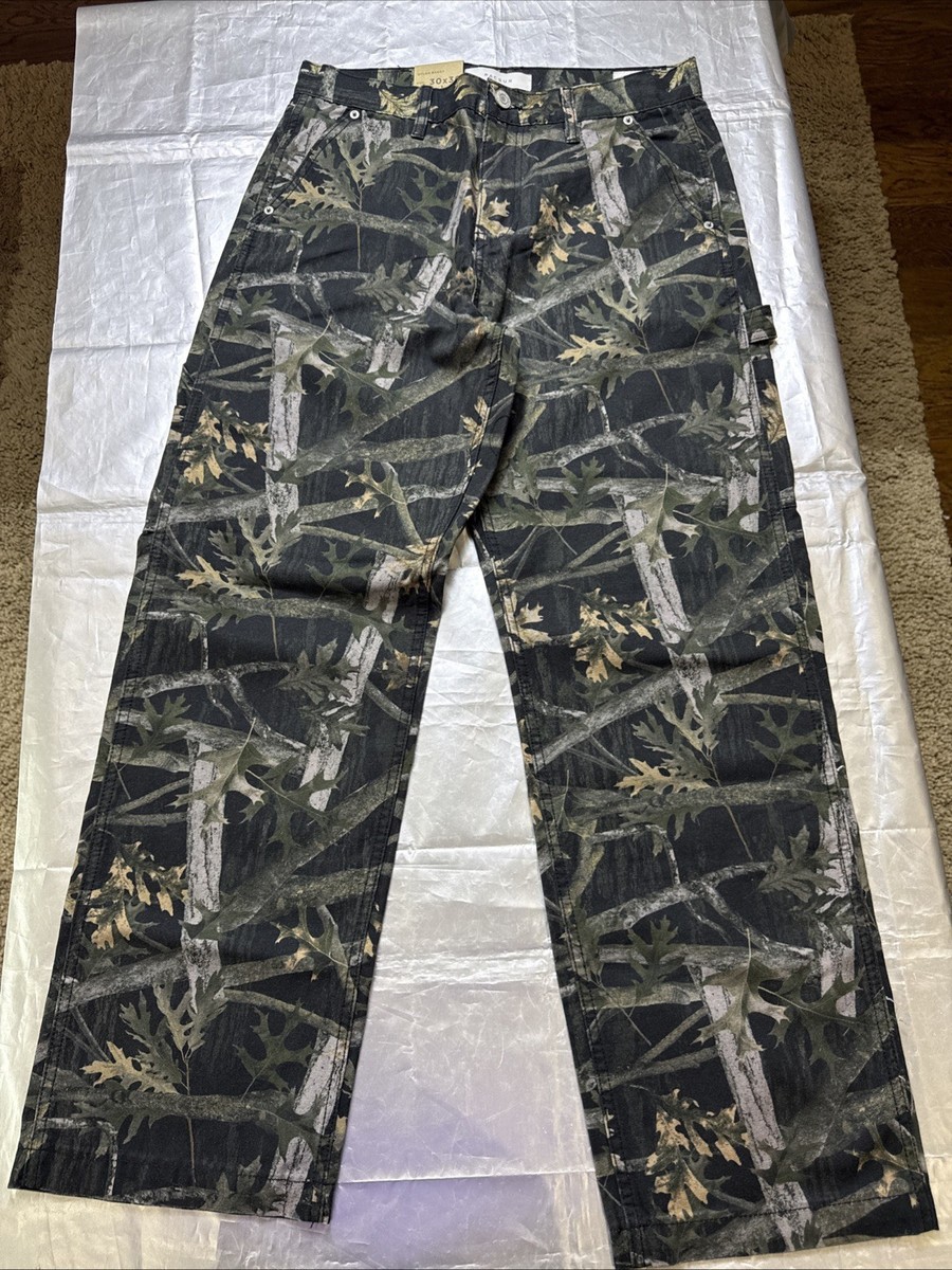 PacSun Tree Camo Dylan Baggy Carpenter Jeans Pants Men's 30x30 NWT