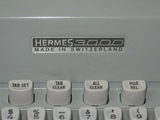 Nice!  1968 Hermes 3000 Vintage Portable Typewriter   Serviced