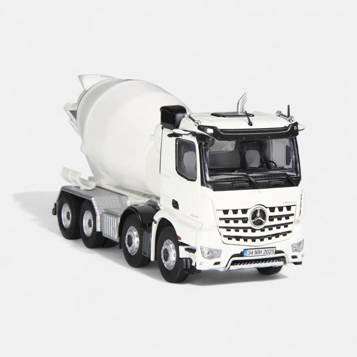 NZG 993 Mercedes-Benz Arocs 8x4 Truck with Cement Concrete Mixer