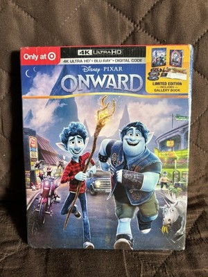 DISNEY PIXAR ONWARD 4K ULTRA HD BLU RAY 3 DISC SET SEALED NEW SHIPS FREE