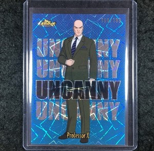 2025 Topps Finest X-Men '97 PROFESSOR X Uncanny Short Print Laser 018/199 #100