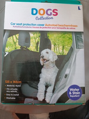 Dogs Collection Haustier-Autositzbezug 135x145 cm Schwarz