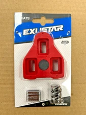 New Exustar Cleats w/Bolts & Hardware Fits Look Delta & Peloton 9 Degrees Float