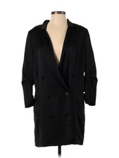 Halston Women Black Coat S