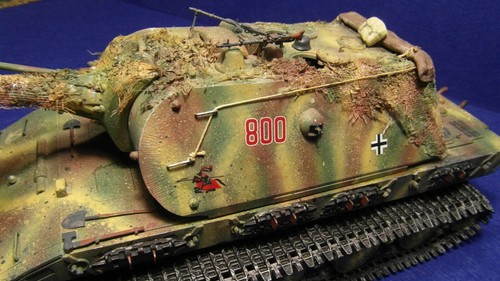 KIT 1/35 DEL MITICO PzKpfw . E-100 Super Heavy Tank whit " KRUPP TURRET V1 " - Foto 7 di 12