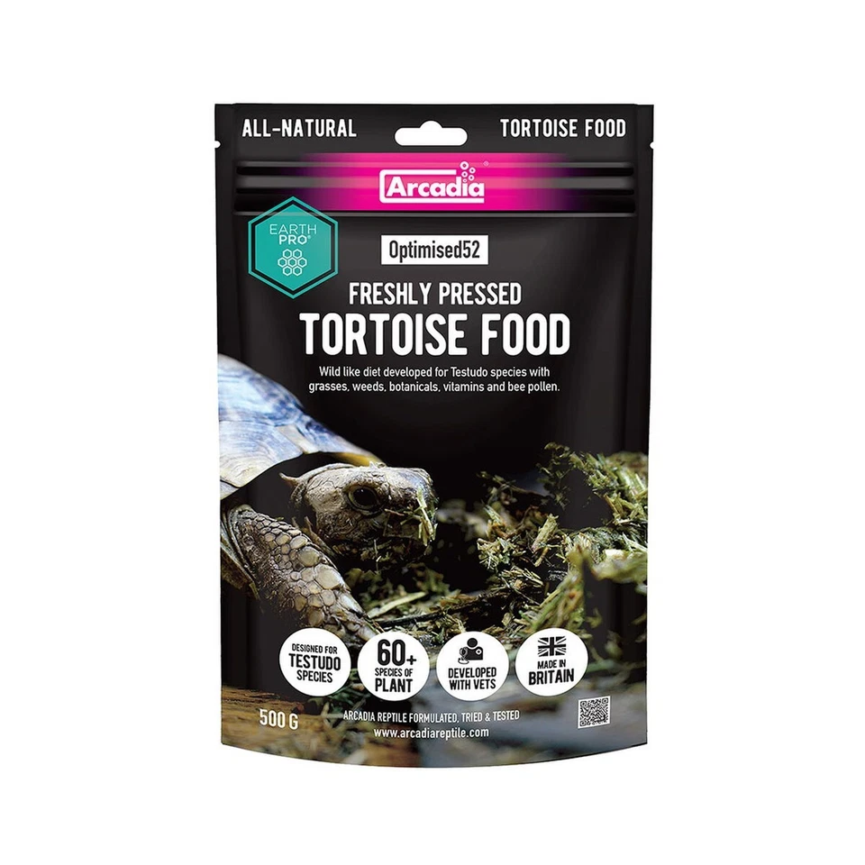 ARCADIA EARTHPRO Arcadia Reptile EarthPro-Optimised52 Freshly Pressed Tortoise Food Natural 500g