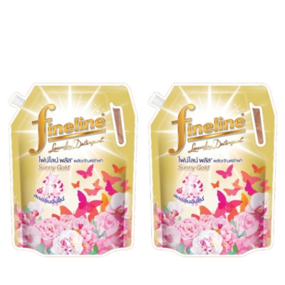 Fineline Laundry Detergent Plus Sunny Gold reduce musty odor fragrance 1250ml