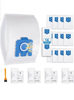 14 Stück AirClean 3D Efficiency Staubsaugerbeutel für Miele Staubsaugerbeutel 