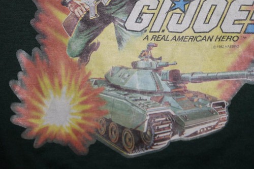 VINTAGE 80s UNDEROOS GI JOE YOUTH BOYS T SHIRT GRAPHIC TEE 1982 HASBRO TANK RARE - Picture 6 of 12