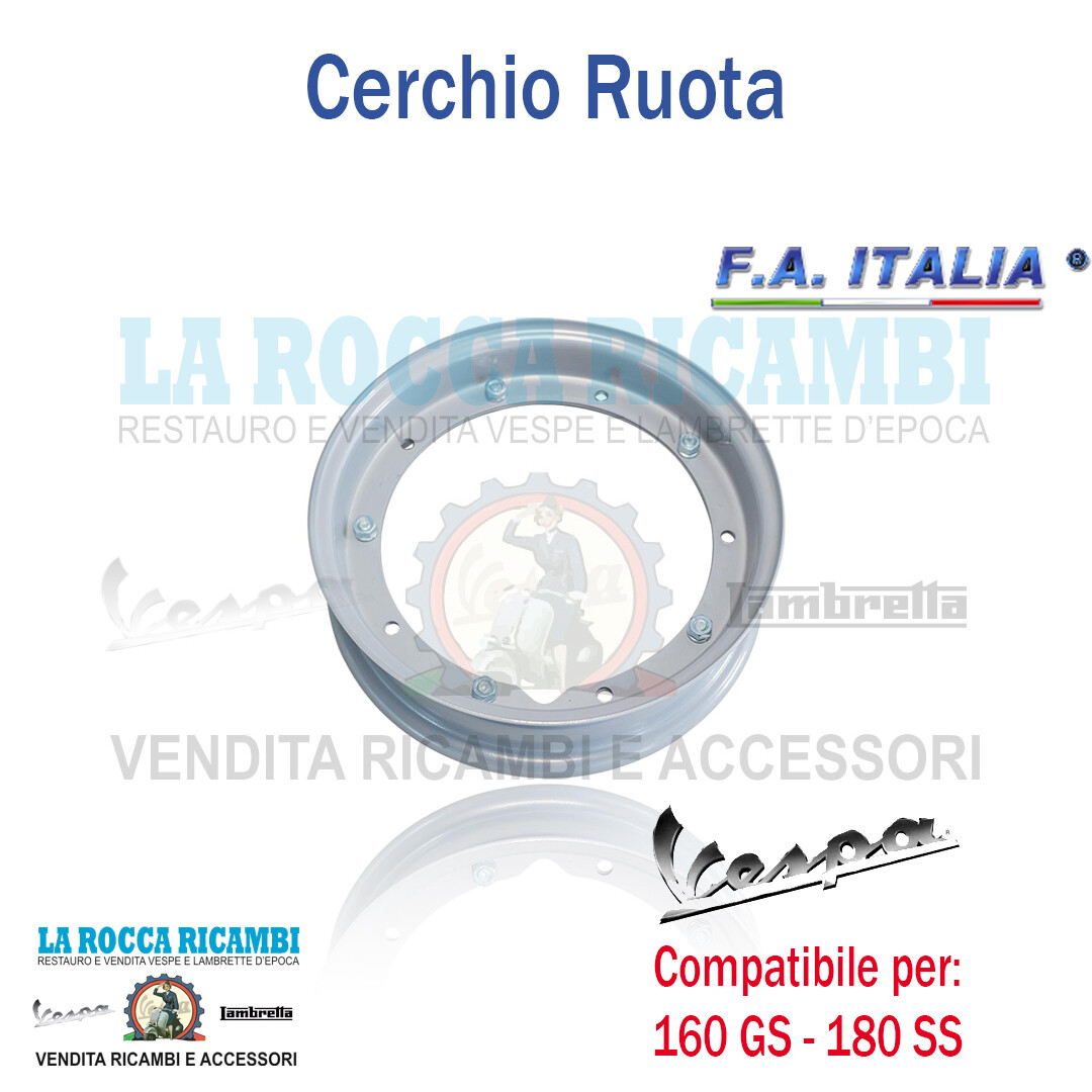 Immagine 1 - CERCHIO-VESPA-GS-160-SS-180-F-A-ITALIA