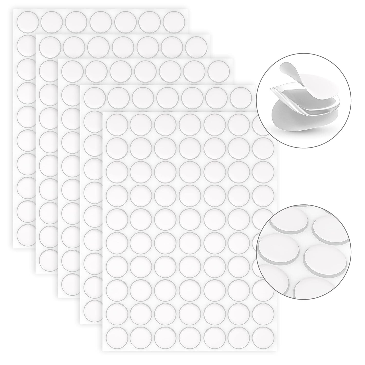 350 Clear Sticky Tack Poster Putty | Gel Glue Dots Double Sided Mounting Putty