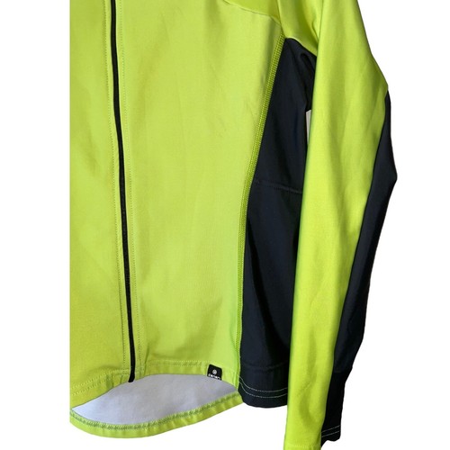 Canari Womens Cycling Jacket small Full Zip Neon Black - Picture 6 of 9