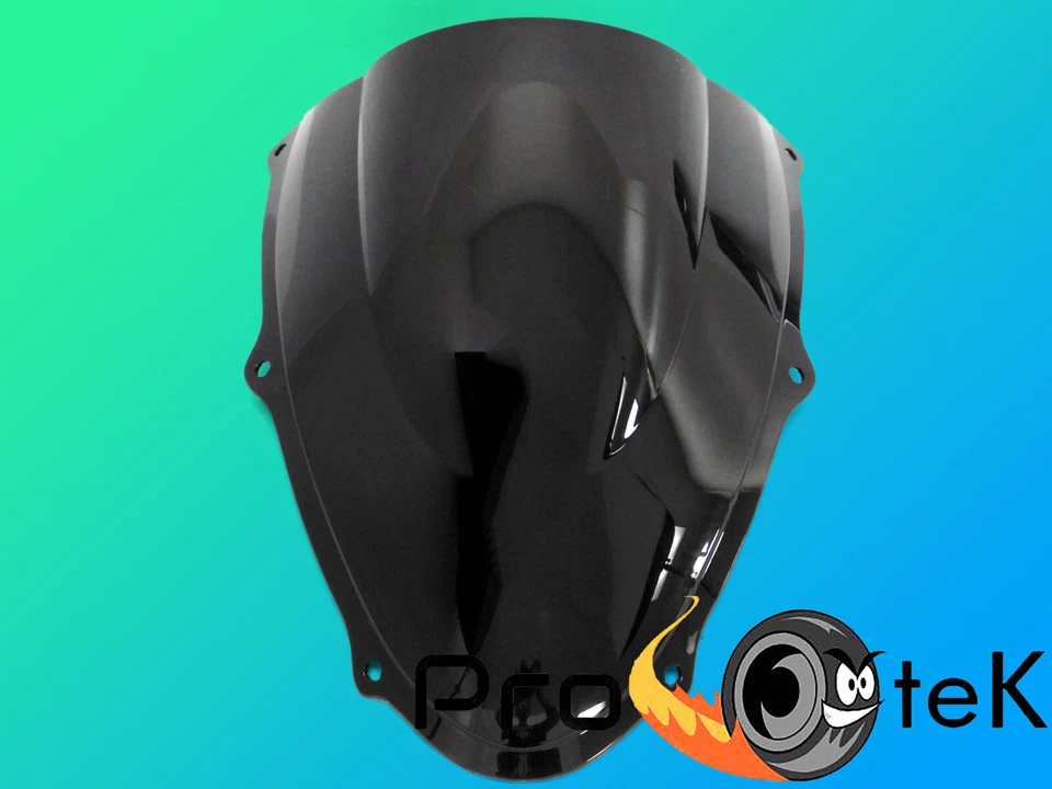 适用于 1998 - 2003 铃木 TL1000R 烟黑色双气泡挡风玻璃挡风玻璃 — 第 2/3 张图片