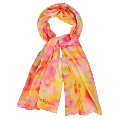 Desigual Damen Halstuch Tuch Schal Fou Dopamine Rectangle 23SAWA06/3021