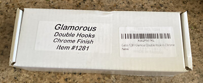 Gatco 1281 Glamour Double Hook In Chrome