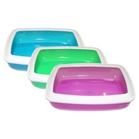 Pawise Katzentoilette Mit Rand 48 X 36 Cm FüR Katzen - Robust & Pflegeleicht