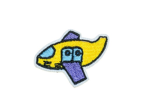 Vehicles Embroidery Patches Car Ship Plane Iron-on Sew-on Stickers for Cloth Bag - Picture 13 of 22