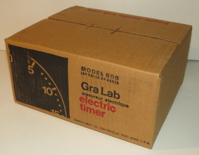 GraLab Model 300 Electric Darkroom Timer 120V 60hZ New Sealed in Box