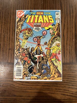 New Teen Titans #28 -DC Comics 1983- Perez Art - 2nd App Terra 1st Cover - B/B!!
