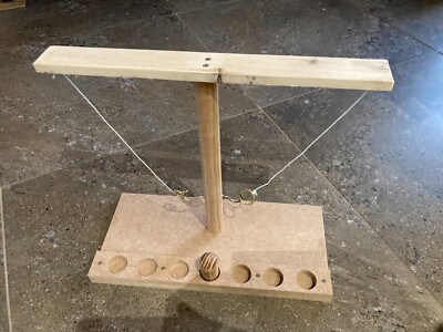 Hook and Ring Battle Game HOME-MADE Wooden Interactive DIY KIT, Scout Project?