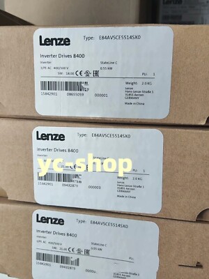 New Lenze E84AVSCE5514SX0 frequency inverter Fast Shipping FedEx or DHL