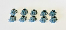 Lego Technik Technic 3647 alt hellgrau Zahnrad 8 Zähne 10 Stück