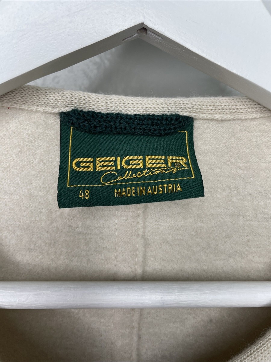 ヴィンテージ　GEIGER MADE IN AUSTRIA ウールコート オーストリア製 GEIGER スタンドカラー チロリアン ロング