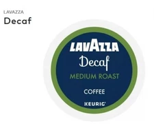🆕☕ Lavazza DECAF Coffee Keurig K-cups Medium Roast
